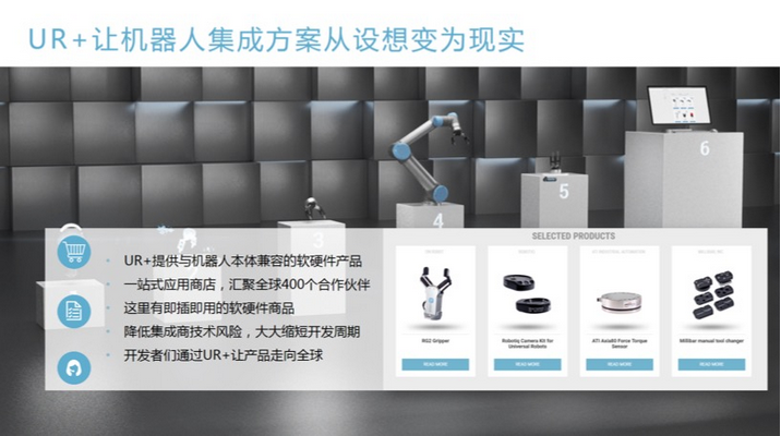 优傲机器人UR+平台首个中国开发者亮相工博会展台