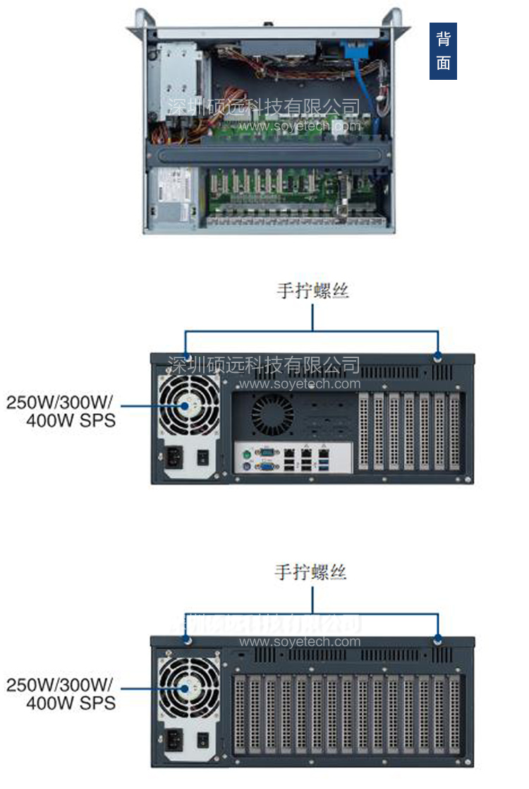 研华ACP-4020紧凑型4U机架式工控机