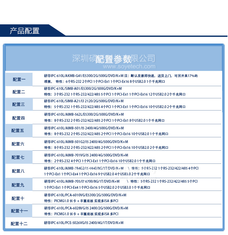 研华工控机IPC-610L原装全新正品研华工控主机