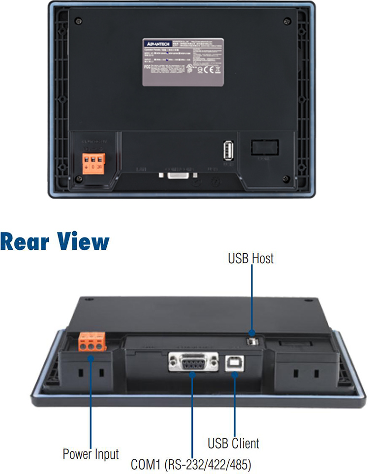 研华 嵌入式平板电脑 工业级可编程人机界面 WebOP-2070K