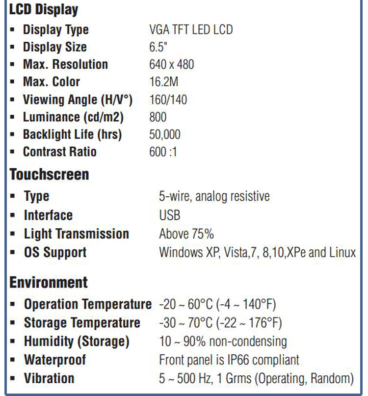 全新研华 工业等级平板显示器FPM系列 17寸工业显示器 FPM-7061T
