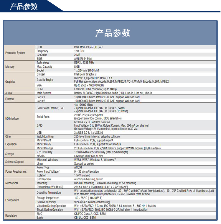 全新研华无风扇嵌入式工控机 车载应用 ARK-2121S