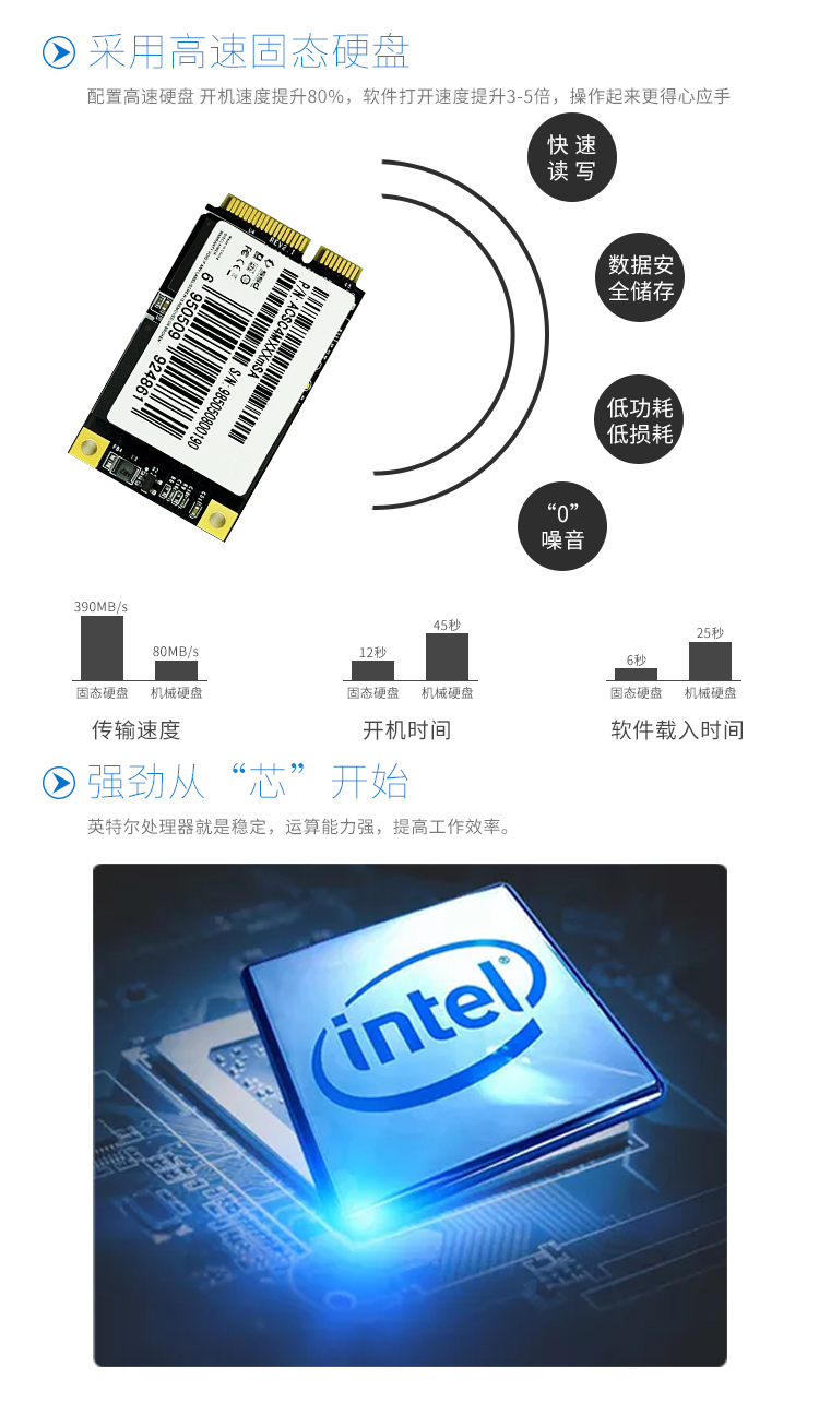 华普信四核无风扇微型电脑HTPC办公家用台式迷你主机多串口多网口工控机