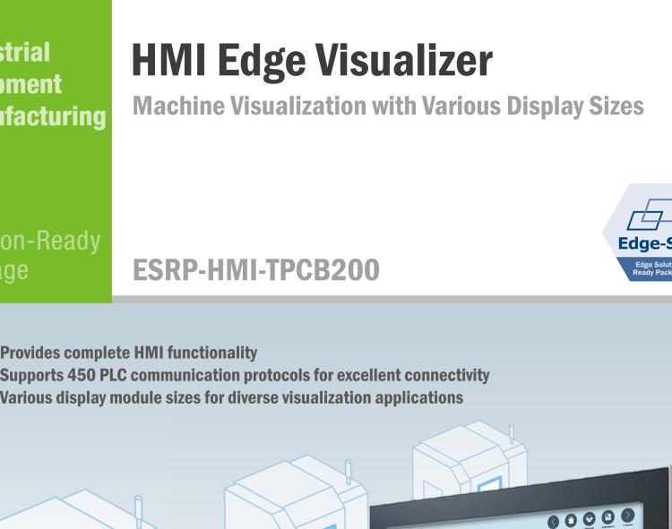 研华ESRP-HMI-TPCB200 Machine Visualization with Various Display Size