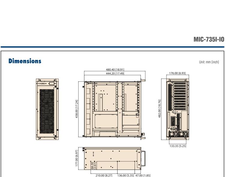 研华MIC-735I-IO NVIDIA IGX Platform for 4U Front Access Chassis