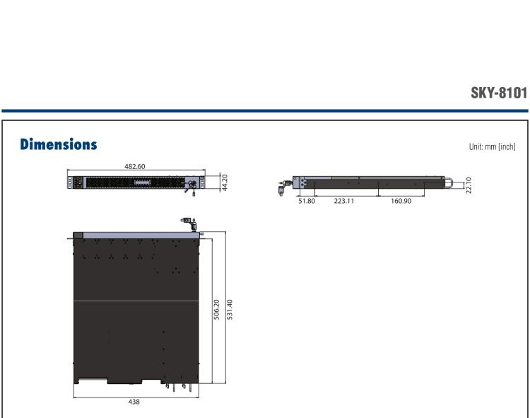 研华SKY-8101 紧凑型1U高性能服务器 基于Intel Xeon®处理器可扩展系列