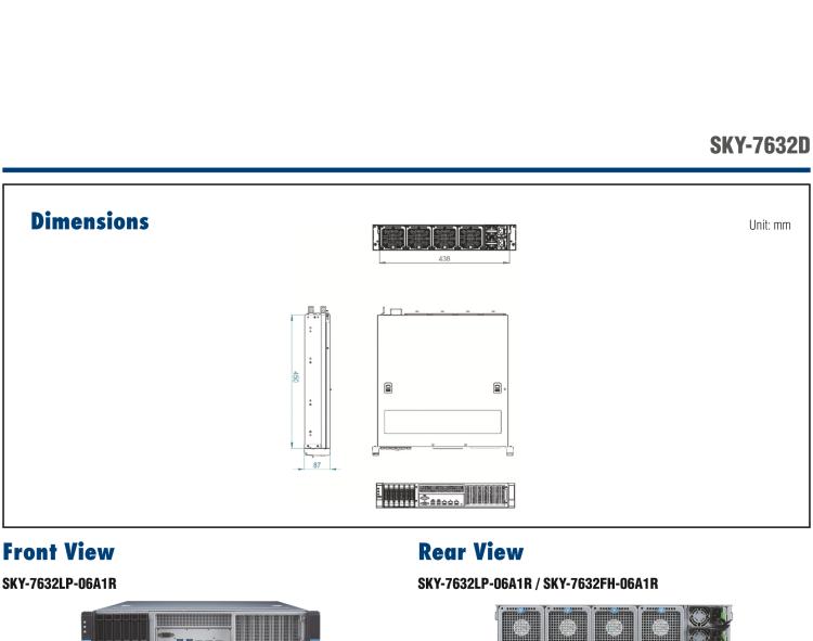 研华SKY-7632D 2U Edge Sever with 3rd Gen. Intel® Xeon® Scalable Processors