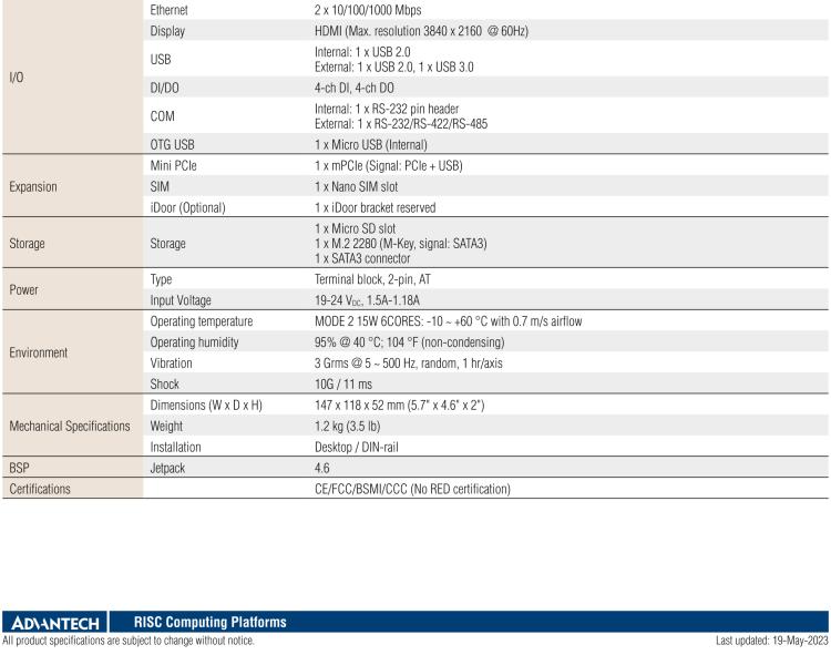 研华MIC-710AIX 基于 NVIDIA® Jetson™ Xavier NXAI推理系统