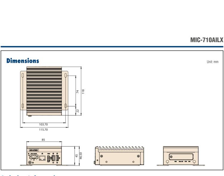 研华MIC-710AILX 基于NVIDIA® Jetson Xavier™ NX / Nano™ AI推理系统