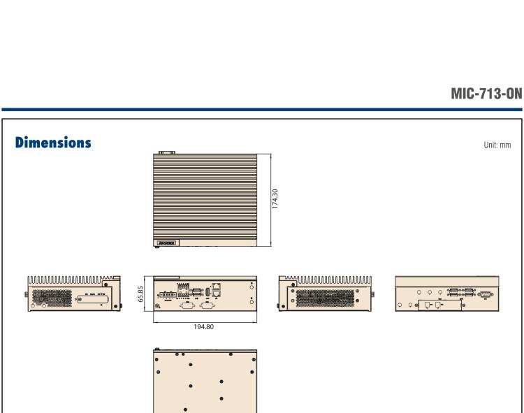 研华MIC-713-ON AI Platform Based on NVIDIA® Jetson Orin™ Nano