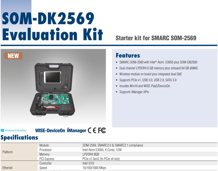 研华SOM-DK2569 SMARC SOM-2569开发套件