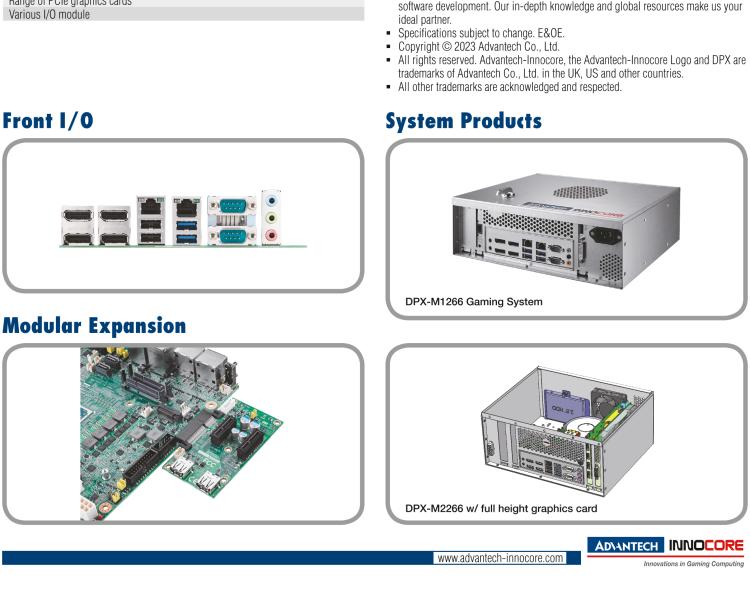 研华DPX-M266 AMD Ryzen™ Embedded R2000 Multi-media Gaming Board