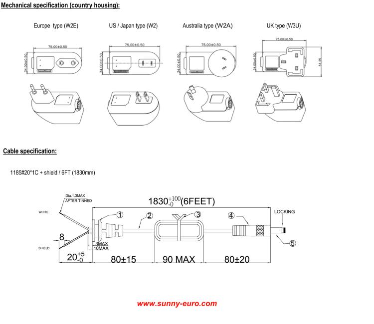 研华BB-RPS-MRT-EU Wall Power supply, ER75i SL, EU plug