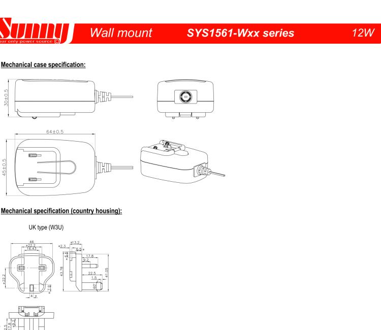 研华BB-RPS-v2-WR2-UK Wall Power supply, ICR-32xx, v2, UK plug
