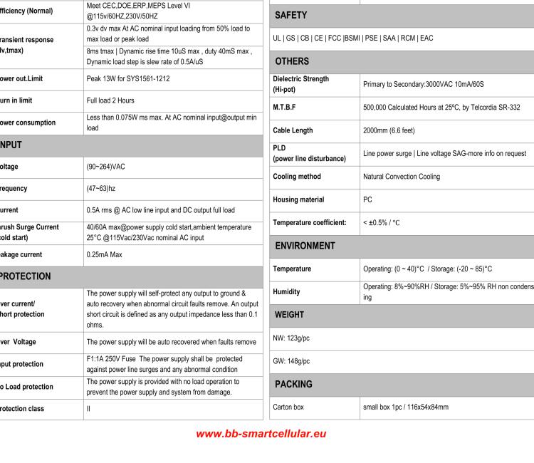 研华BB-RPS-MO4-M Wall Power supply, SmartStart, EU,US,UK,AU plug
