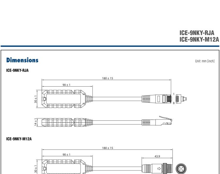 研华ICE-9NKY-M12A Automatic backup and restoration configuration tool for managed switches(M12 type)