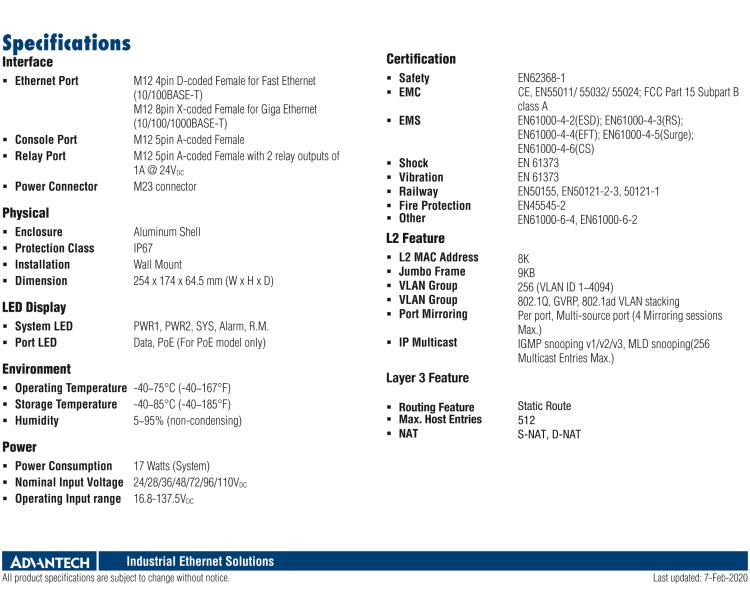 研华EKI-9512E-4GRX Layer 3 managed Ethernet Switch with 8 x Fast Ethernet and 4 x Giga Ethernet ports