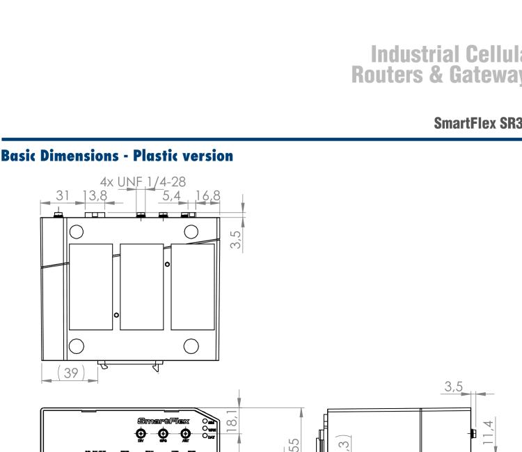 研华BB-SR30400111 SmartFlex, EMEA/LATAM/APAC, 5× ETH, Plastic, ACC EU