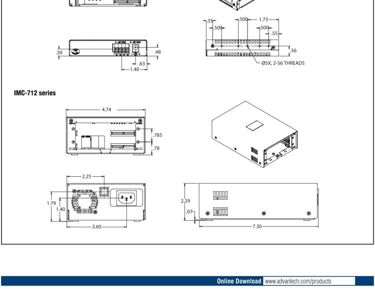 研华IMC-716-2AC-US-A Managed Modular 6-slot Media Converter Chassis, 2 AC Power (also known as MediaChassis 850-10953-2AC)