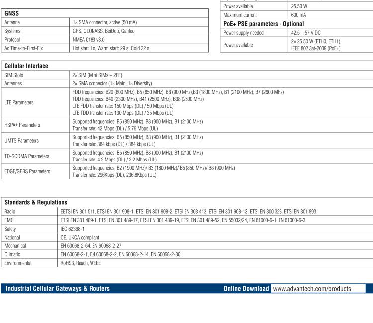 研华BB-SR30400420 SmartFlex, EMEA/LATAM/APAC, 3x ETH, 1x RS232, 1x RS485, Metal, No ACC