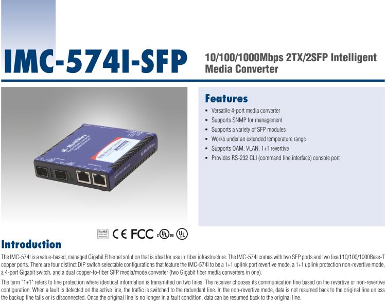 研华BB-858-11121 IE-Multiway 10/100/1000 Mbps Optical Ethernet Demarcation Unit