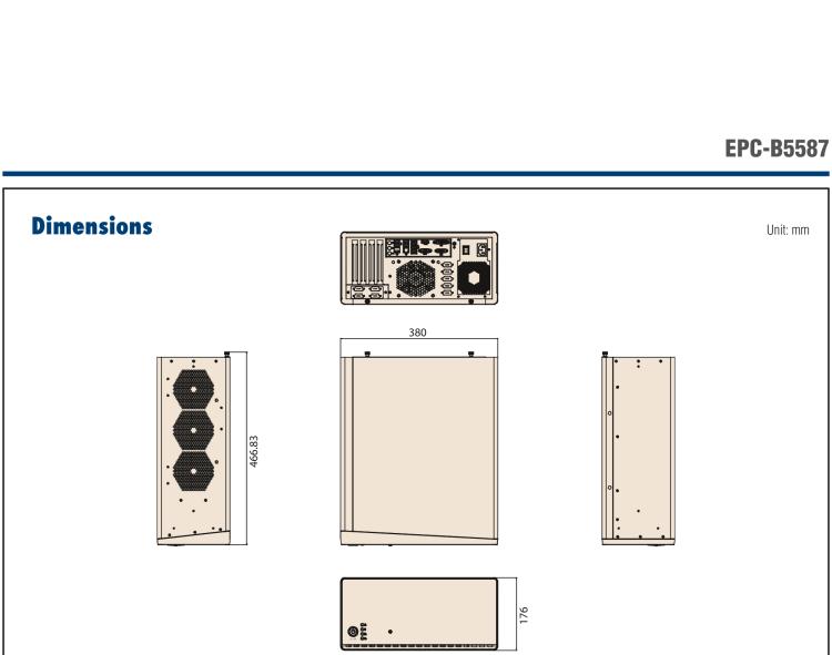 研华EPC-B5587 适配Intel® 第10代 Core i / Xeon W系列处理器，搭载W480E芯片组。标准4U上架，工业级品质，稳定可靠。广泛适用于高端AI服务器等应用。