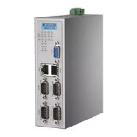 研华UNO-1110 导轨安装型工业控制器，搭配TI Coretex AM3505 处理器，2×LAN，5×COM，4×USB，1 GB SD卡