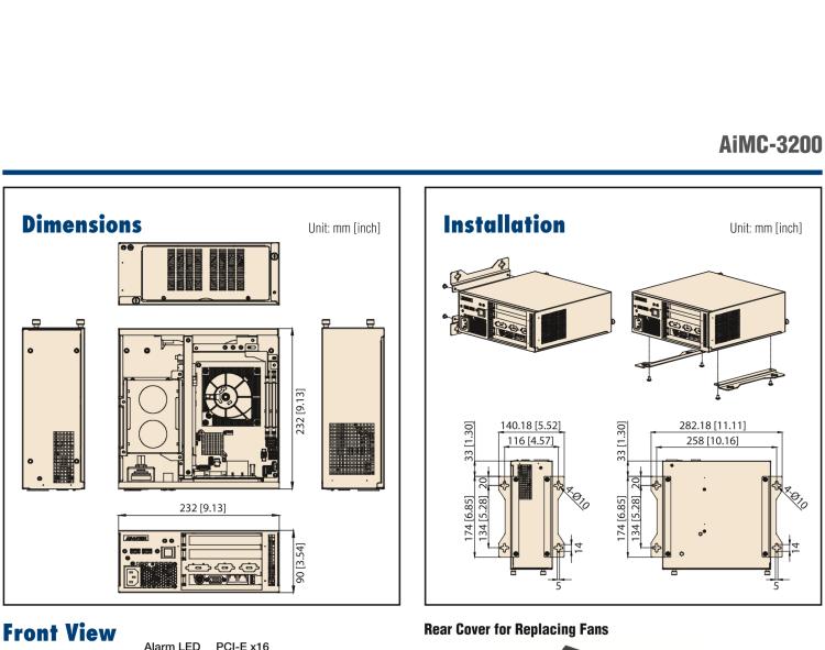 研华AiMC-3200 智能微型工控机，Intel Core i7/i5/i3 CPU,2 扩展槽，250W 80 Plus PSU