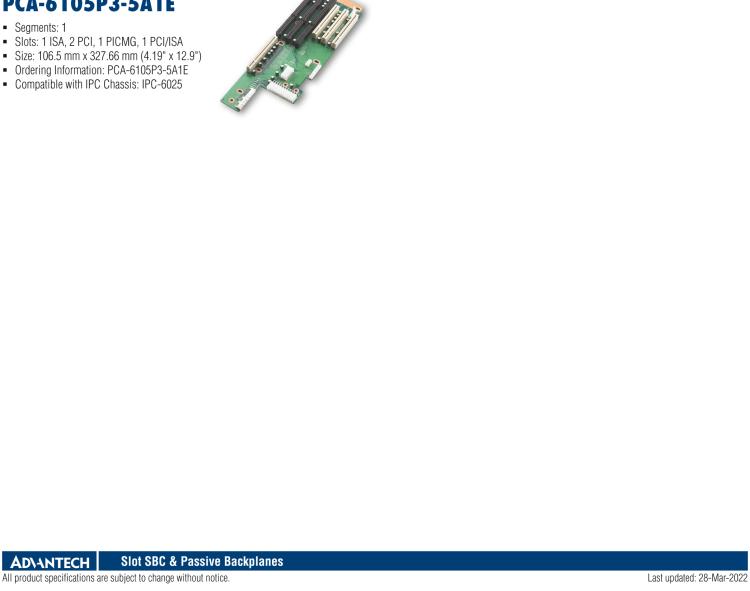 研华PCA-6108P4-0C2E 8 槽 PICMG ,BP,3个ISA槽 3个PCI槽,1个PICMG,1个PICMG/PCI
