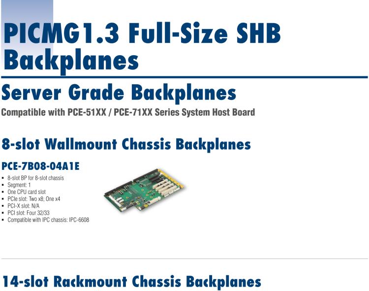 研华PCE-5B03V 3-slot Butterfly BP for 1U chassis