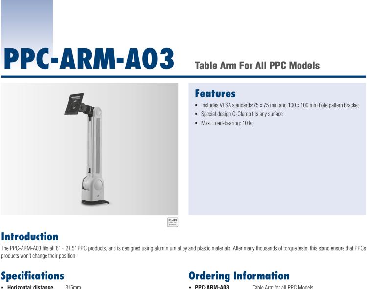 研华PPC-ARM-A03 机箱，PPC ARM VESA标准（A-CLEVER）
