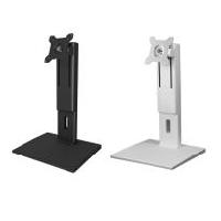 研华ARES-2423S ARES-2423S is a height-adjusting desk stand compatible with 75x75/100x100 mm VESA patterns. It can tilt -5° (down) ~ +20° (up) and screens up to 34