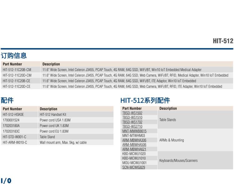 研华HIT-512 11.6" 一体式信息终端，专为医疗与智能零售而设计