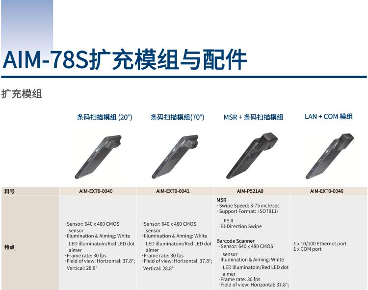 研华AIM-78S 10.1" 工业移动手持平板电脑，搭载高通® 骁龙™ 660 处理器, 安卓10操作系统