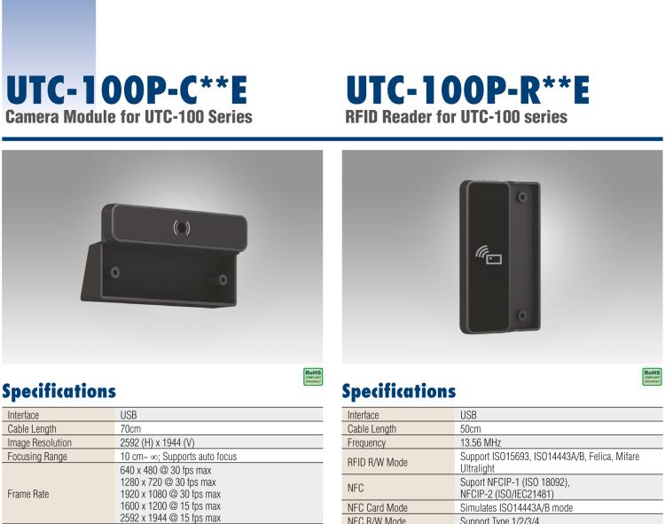 研华UTC-100P-C Camera Module for UTC-100 Series