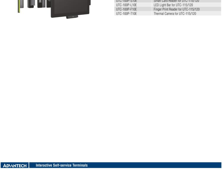 研华UTC-124I1 23.8" Ubiquitous Touch Computer with 11th Gen Intel® Core™ i5-1145G7E / i3-1115G4E Processor