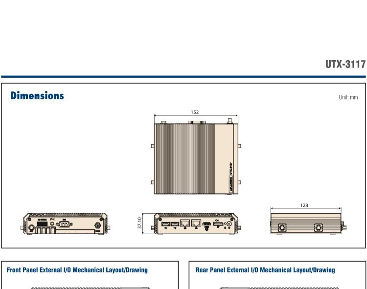 研华UTX-3117 低功耗，紧凑型，4G/WIFI/ BT/LoRa/NB IoT 物联网边缘智能网关