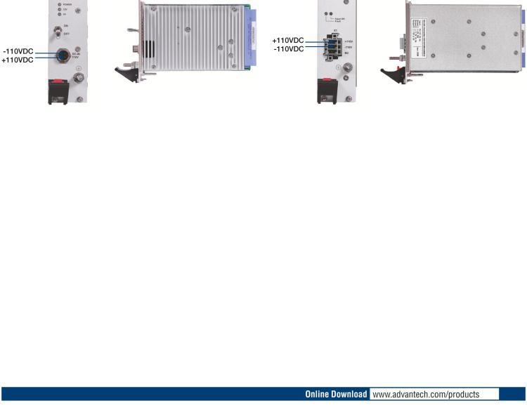 研华MIC-3956 3U CompactPCI DC110V input Power Supply Unit