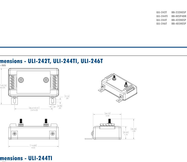 研华BB-485HESP ULI-246T RS-485 浪涌保护器