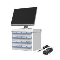 研华AMiS-850T Designed with 4 tiers and capacity for 16 lockable medicaiton bins, AMiS-850T allows medications to be stored and distributed near the point of care.